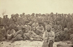 Criminal Collection: A group of hard-labor convicts (common criminals) in Siberia, between 1885 and 1886