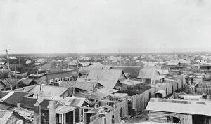 Cityscape Collection: A group of homes, between c1900 and 1916. Creator: Unknown