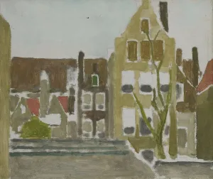 Breitner George Hendrik Prints: A Group of Houses, c.1880-c.1923. Creator: George Hendrik Breitner
