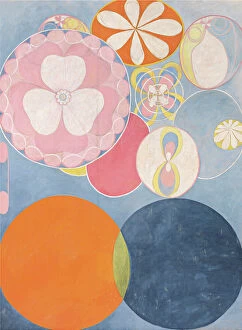 Abstract Art Gallery: Group IV, No. 2. The Ten Largest, Childhood, 1907. Creator: Hilma af Klint (1862-1944)