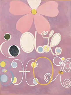 Tempera And Oil On Cardboard Prints: Group IV, No. 5, The Ten Largest, Adulthood, 1907. Creator: Hilma af Klint (1862-1944)