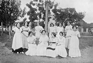 Macdonald Prints: Group of Paraguayan women, Carapegua, Paraguay, 1911