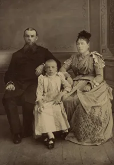 Bourgeoisie Prints: Group photo of the family of merchant Egorov Alexander Mikhailovich