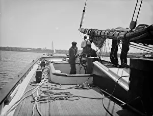 Rigging Prints: Group of pilots, between 1900 and 1905. Creator: Unknown