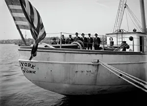 Group of pilots of steam pilot boat New York, between 1900 and 1905. Creator: Unknown