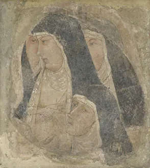 A Group of Four Poor Clares, ca 1340. Artist: Lorenzetti, Ambrogio (ca 1290-ca 1348) A Group of Four Poor Clares, ca 1340. Artist: Lorenzetti, Ambrogio (ca 1290-ca 1348)