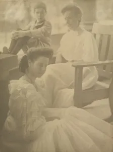 Group Portrait, c. 1900. Creator: Ema Spencer (American, 1857-1941)