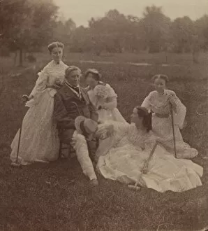 Daughters Collection: Group portrait of Joseph Henry (1797-1878) and family, circa 1865