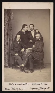 Ulke Henry Prints: Group Portrait of Megatherium Club, Circa 1862-1863. Creator: Unknown
