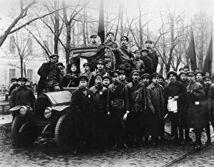 Bulla Gallery: A Group of Red Army Men. Petrograd, 1917