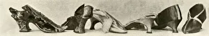 Choice Gallery: Group of slippers 1735, 1770 and 1780, (1937). Creator: Unknown