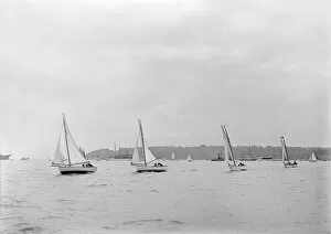 Dinghy Collection: Group of Solent Sea Birds, 1922. Creator: Kirk & Sons of Cowes