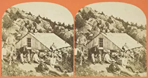 Anthony Co Gallery: Group on Summit of the Mountain, 1869 / 1901. Creator: Anthony & Company
