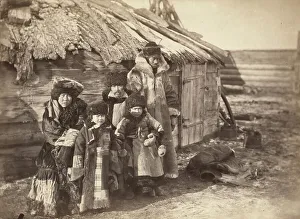 Tartar Prints: Group of Tartars [ie, Tatars] at small village near Minisinsk [ie