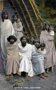 Group of Todas, Ootacamund, South Indian state of Tamil Nadu, 20th century
