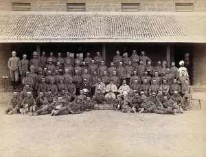 Quarantine Prints: A group of volunteers involved with the Karachi Plague Committee
