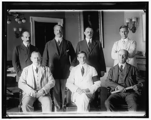 William Gibbs Mcadoo Junior Prints: Group: William Gibbs McAdoo, center front