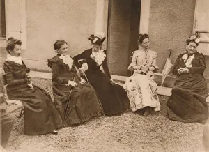 A group of women talking, 1937
