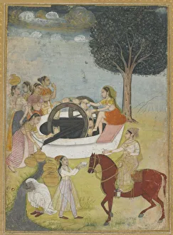 A Group of Women at a Well, late 17th century. Creator: Unknown A Group of Women at a Well, late 17th century. Creator: Unknown