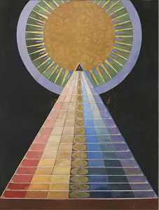 Group X, No. 1, Altarpiece, 1915. Creator: Hilma af Klint (1862-1944)