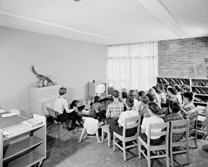 1954 Prints: Grout Park School, Hamburg St. Schenectady