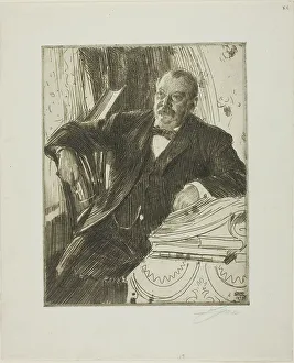 Cleveland Grover Prints: Grover Cleveland II, 1899. Creator: Anders Leonard Zorn