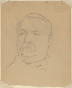 Johnson Eastman Prints: Grover Cleveland [recto]. Creator: Eastman Johnson