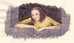 Grumpy woman, c1950. Creator: Shirley Markham Grumpy woman, c1950. Creator: Shirley Markham