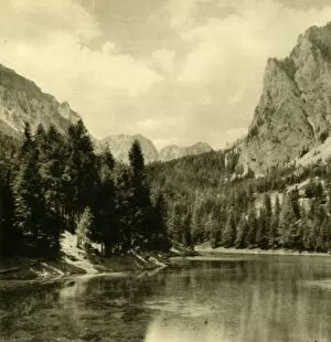 Eastern Alps Gallery: The Grüner See, Styria, Austria, c1935. Creator: Unknown