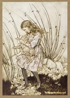 Alice Gallery: It grunted again so violently that she looked down into its face in some alarm, 1907