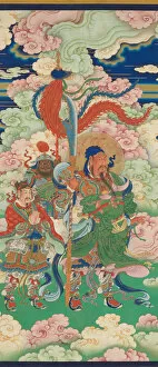 Scroll Collection: Guan Yu, ca. 1700. Creator: Unknown