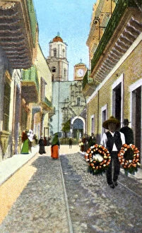 Images Dated 7th March 2008: Guanajuata, Mexico, 1910.Artist: Fred Harvey