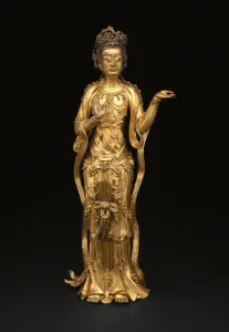 Buddhist Prints: Guanyin (Avalokiteshvara), Yuan/early Ming dynasty, late 14th century. Creator: Unknown