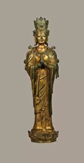 In Prayer Collection: Guanyin (Avalokitesvara), Liao dynasty (907-1125), 11th century. Creator: Unknown