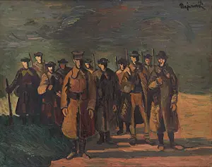 Guarding Prints: The Guard, 1940. Creator: Cyprian Majernik