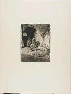 Fortuny Mariano Prints: Guard of the Casbah in Tetuan, n.d. Creator: Mariano Jose Maria Bernardo Fortuny y Carbo