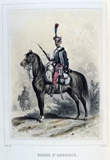 Guard of Honour, 1859. Artist: Auguste Raffet