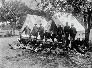 Tents Gallery: Guard house, 1893. Creator: William Cruikshank