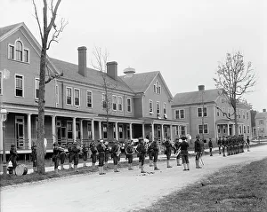 Guard mount, Fort Oglethorpe, Chicamauga [i.e. Chickamauga-Chattanooga National... c1900-1910. Creator: Unknown