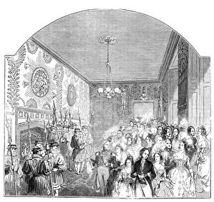 The Guard-Room, St Jamess Palace, 1844. Creator: Unknown