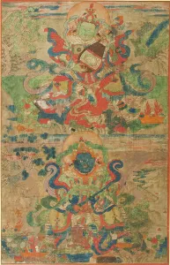 Generals Prints: The Guardian Generals of the Directions (Lokapalas) Dhritarashtra