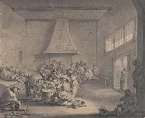 Images Dated 19th October 2020: Guardroom Scene, ca.1700. Creator: Peeter Bout