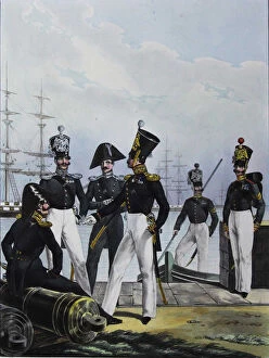 Military Service Gallery: The Guards Equipage Artillery Company and Guards Cargo Company, 1829