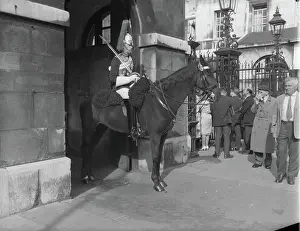 Sentry Prints: Guards at Horse Guards, London, c1955. Creator: Arthur Charles Kirby Ware