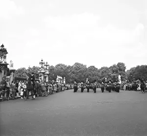 Marching Prints: Guards marching down the Mall, London, c1955. Creator: Arthur Charles Kirby Ware