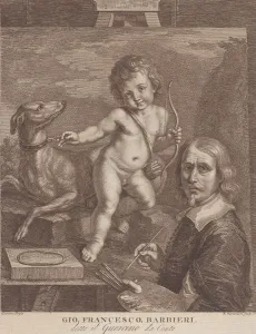 Boydell Gallery: Guercino Self-Portrait, 1790-99. Creator: Francesco Bartolozzi