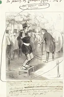 Innovation Prints: Un Guerrier Electrise, 1844. Creator: Honore Daumier