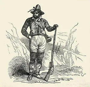 John Frost Prints: A Guerrilla, 1849. Creator: Unknown