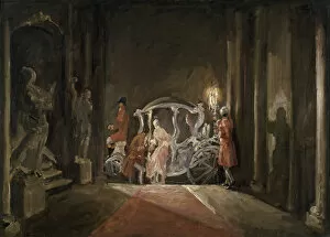 Arriving Gallery: A Guest, 1926. Artist: Max Friedrich Hofmann