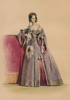 Guest in costume for Queen Victorias Bal Costume, May 12 1842, (1843). Creator